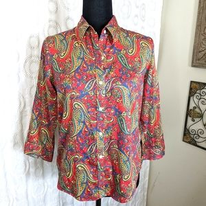 Lauren Ralph Lauren Shirt Sz PM